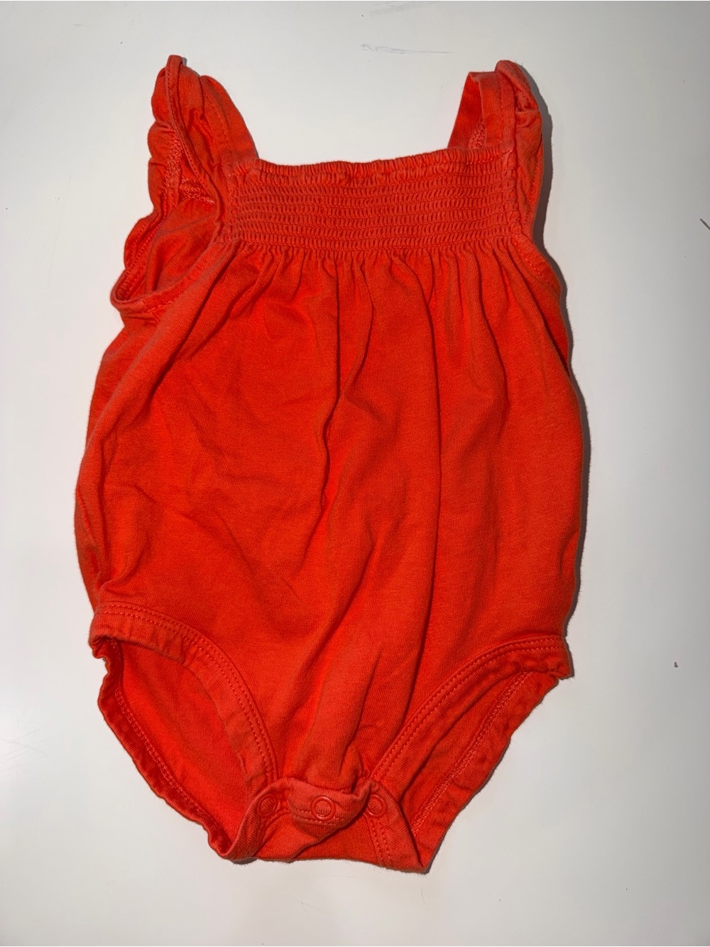 Bright Red Baby Romper